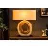 Designová stolní lampa Natural Wood 55cm ořech