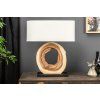 Designová stolní lampa Natural Wood 55cm ořech