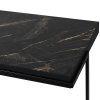 Moderní konzolový stolek Black Marble 121cm