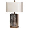 Luxusní lampa Textured Glass 68cm Art Deco styl