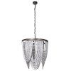 Luxusní korálkový lustr Lorena 65cm bílý