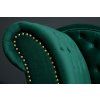 Designová Chesterfield lenoška s kovovými detaily