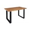 Masivní jídelní stůl Aero Industrial 140cm palisandr