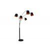 Moderní stojací lampa Levels 202cm černá/zlatá