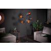 Moderní stojací lampa Levels 178cm černá/zlatá