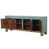 Orientální příborník Hue Antique Turquoise 225cm tyrkys