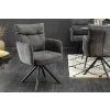 Designová otočná židle Big Gina antracit