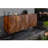 Designový příborník Paths 160cm hnědý mango