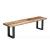 Industriální jídelní lavice Aero Mango 170cm masivní