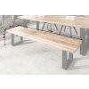 Industriální jídelní lavice Aero Mango 170cm masivní