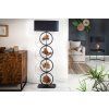 Stylová stojací lampa Circle Wood 147cm akácie