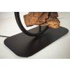 Stylová stojací lampa Circle Wood 147cm akácie