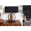 Stylová stolní lampa Circle Wood 58cm akácie