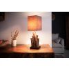 Stylová stolní lampa Natural Wood 45cm akácie hnědá