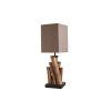 Stylová stolní lampa Natural Wood 45cm akácie hnědá