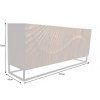 Designový příborník Cobra 177cm přírodní mango