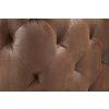 Luxusní chesterfield sedačka Modern Barock 240cm hnědá