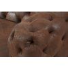 Luxusní chesterfield sedačka Modern Barock 240cm hnědá