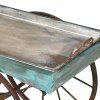 Stylový vintage servírovací stolek Blue Cart 145cm