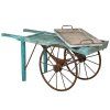 Stylový vintage servírovací stolek Blue Cart 145cm