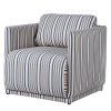 Stylové křeslo Blue Stripes 83cm