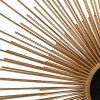 Art-deco dekorativní zrcadlo Sunburst 130cm kovové