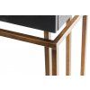 Luxusní konzole Ximena 120cm v Art-Deco stylu černý