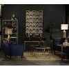 Luxusní příborník Ximena 152cm v Art-Deco stylu černá