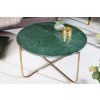 Kulatý konferenční stolek Marble 62 cm glamour styl