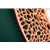Designové nástěnné zrcadlo Leaf 110cm měď