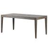 Luxusní dýhovaný jídelní stůl Ashton 180x90cm šedý