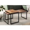 Designová sada dvou konferenčních stolků z palisandrového dřeva