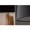 Stylová přírodní stojací lampa Barracuda 177cm černá
