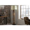Stylová přírodní stojací lampa Barracuda 177cm bílá