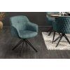 Designová otáčecí židle Claudia petrolejová