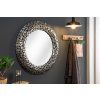 Stylové kulaté nástěnné zrcadlo Stoneridge 82cm stříbrné
