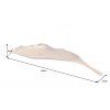 Designový zlatý tác Leaf 64cm kov