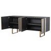 Luxusní Art-Deco příborník Caitlin 200cm shagreen