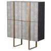 Luxusní Art-Deco skříňka Caitlin 150cm shagreen