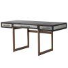 Luxusní Art-Deco psací stůl Caitlin 160cm shagreen