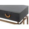 Stylový toaletní stolek Ximena 80cm v Art-Deco stylu černý