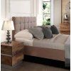 Moderní noční stolek Rusty Walnut 49cm se dvěma zásuvkami, vysoký lesk