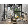 Designová vitrína VERONA 128cm zakázková