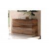 Moderní komoda Rusty Walnut 115cm vysoký lesk