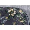 Designová čalouněná lavice Flower 130cm šedý samet