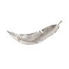 Designový stříbrný tác Leaf 62cm kov
