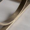 Stylový noční stolek Brujo 55cm černá/zlatá Art Deco styl