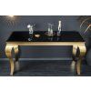 Luxusní konzolový stolek Gold Modern Barock 140cm černý