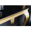 Luxusní konzolový stolek Gold Modern Barock 140cm černý