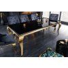 Luxusní jídelní stůl Gold Modern Barock 180cm černý